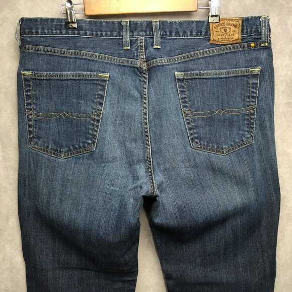 Lucky Brand Mens 361 Vintage Straight Fit Blue Jeans size 40x32 Italian Denim - Picture 3 of 11
